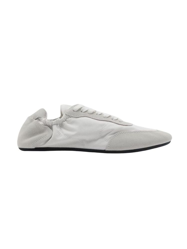 The best white affordable sneakers by Mango on a white background