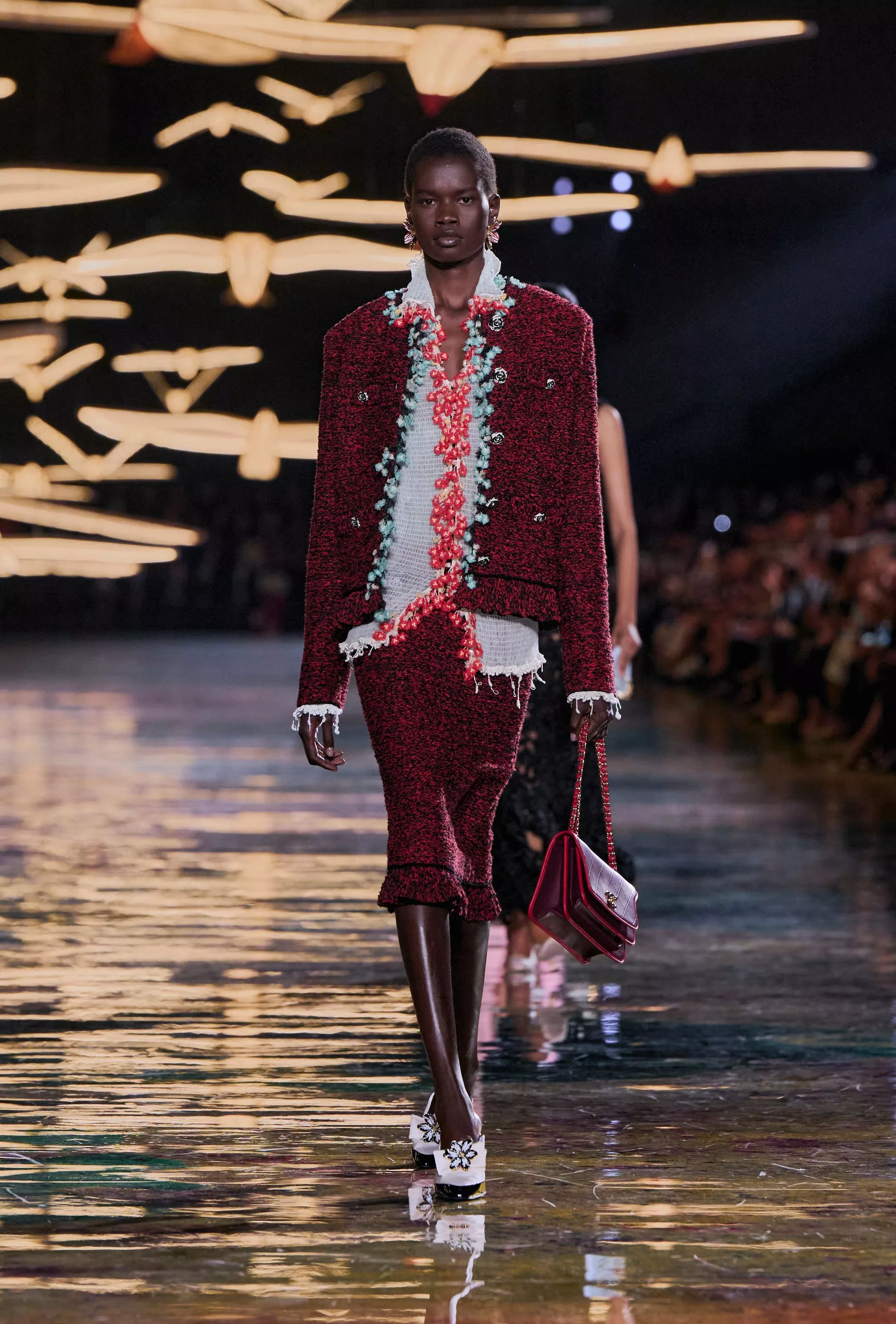 Model walking the Chanel Spring/Summer 2027 runway collection