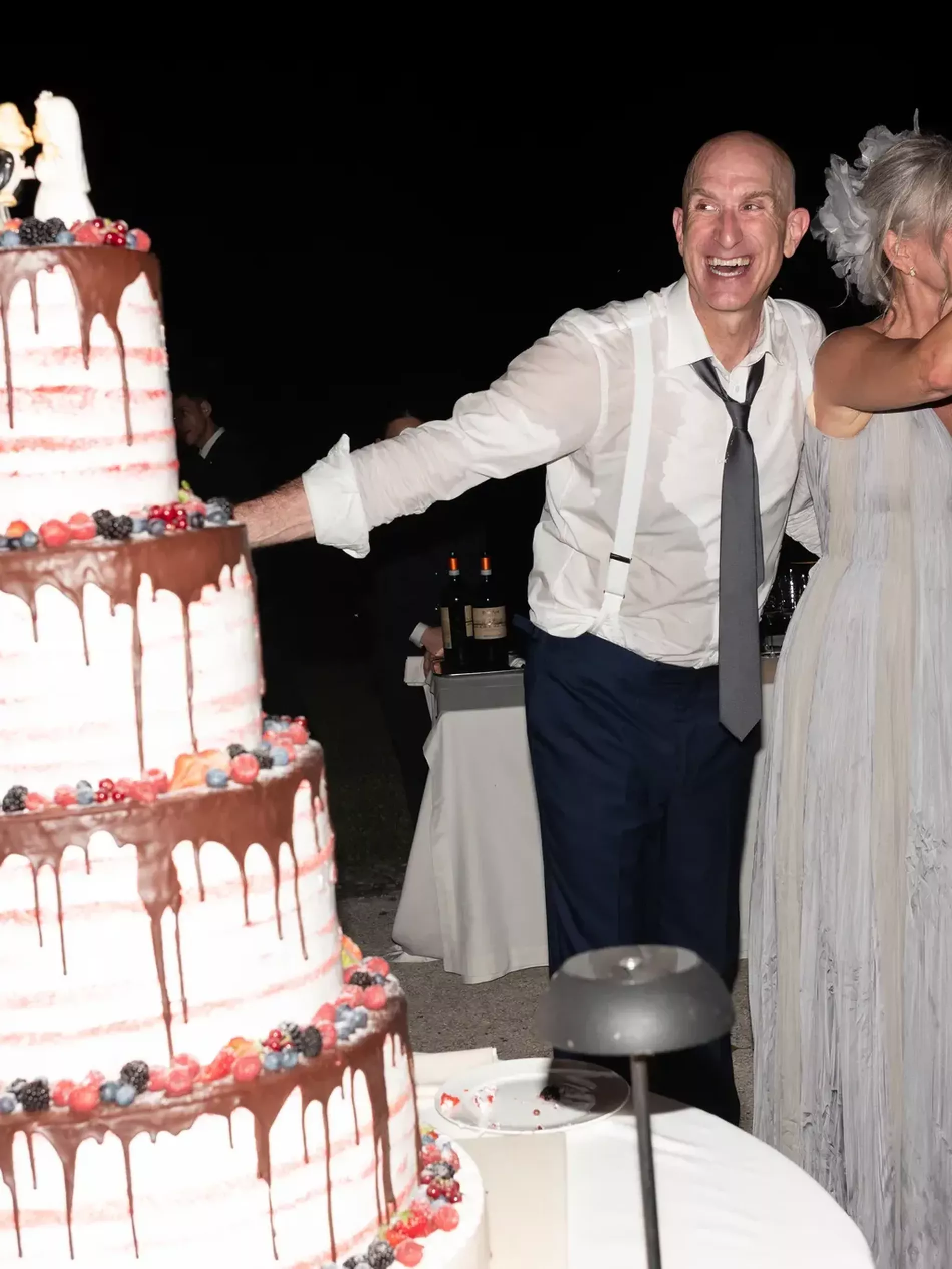 Paulina Porizkova Lakeside Italian Wedding to Jeff Greenstein