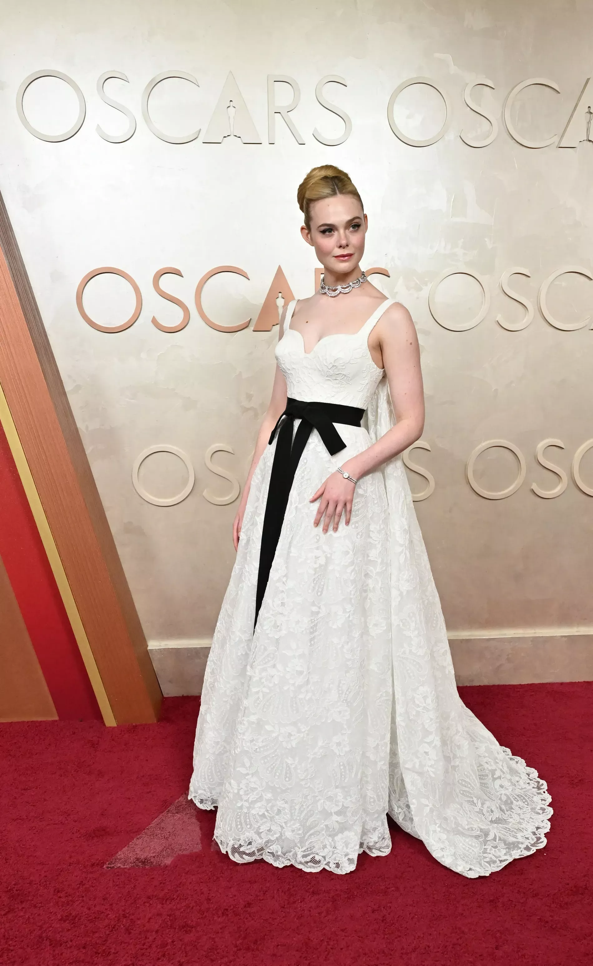 Elle Fanning at the 2025 Oscars