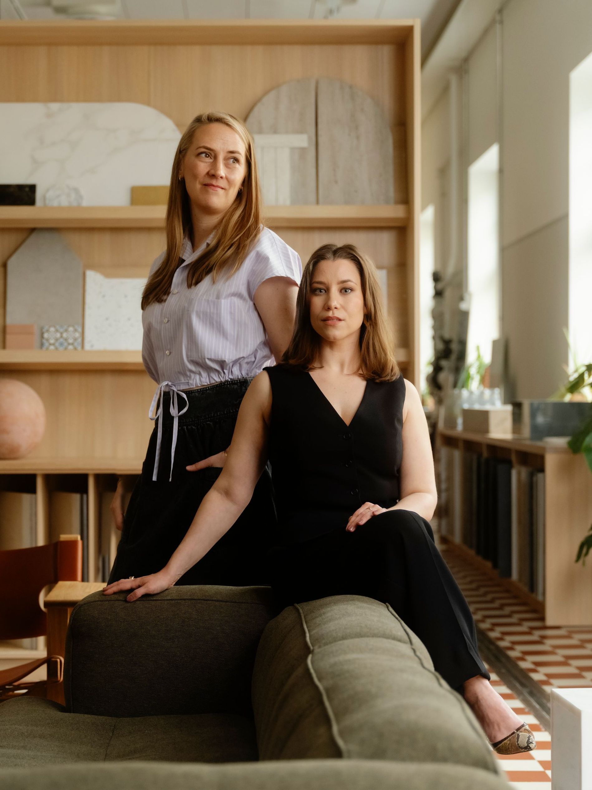 ABL-Laatat CEO Maria Silvast and Kauas Creative COO Janita Suojanen