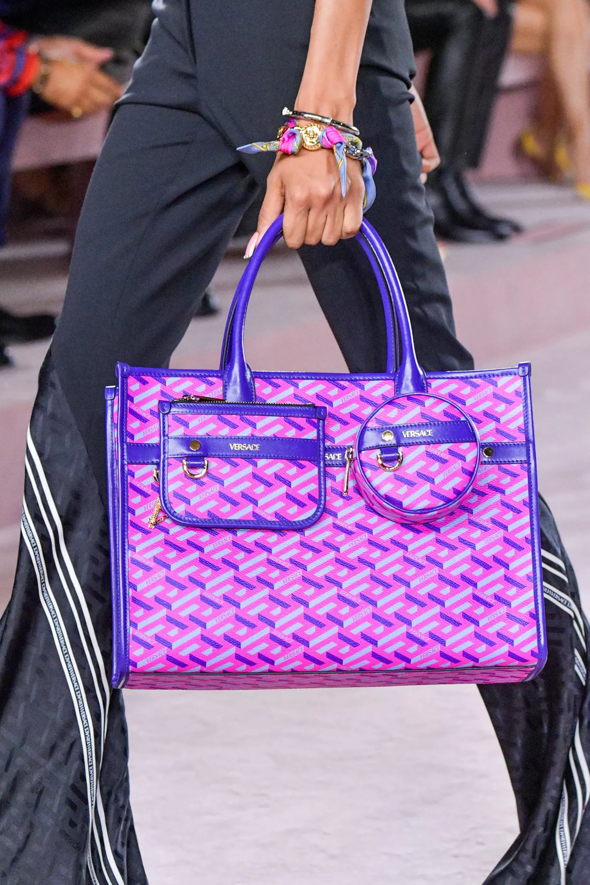 Versace, Handbag. Spring 2022  Bags, Fashion handbags, Versace bag