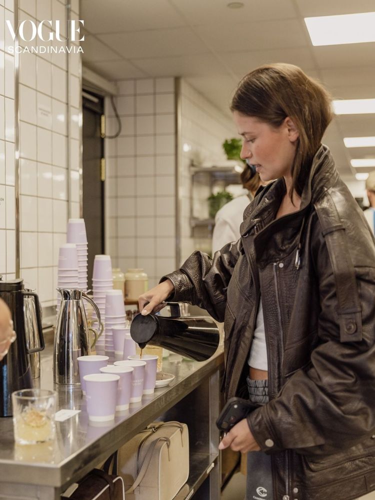 Attendee at Vogue Scandinavia X Copenhagen Studio breakfast