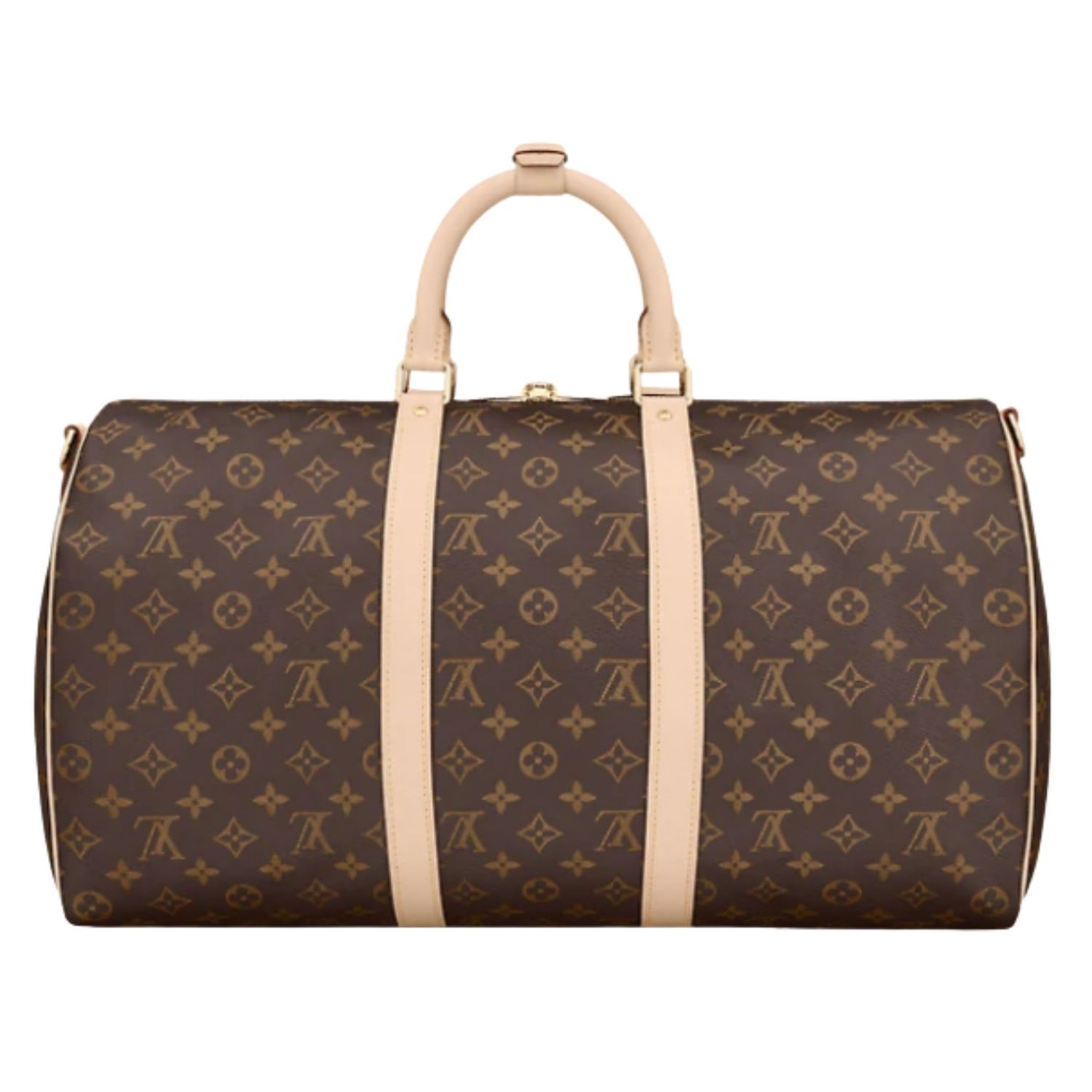 AUTHENTIC LOUIS VUITTON KEEPALL 50 DUFFLE BAG FOREVER MONOGRAM