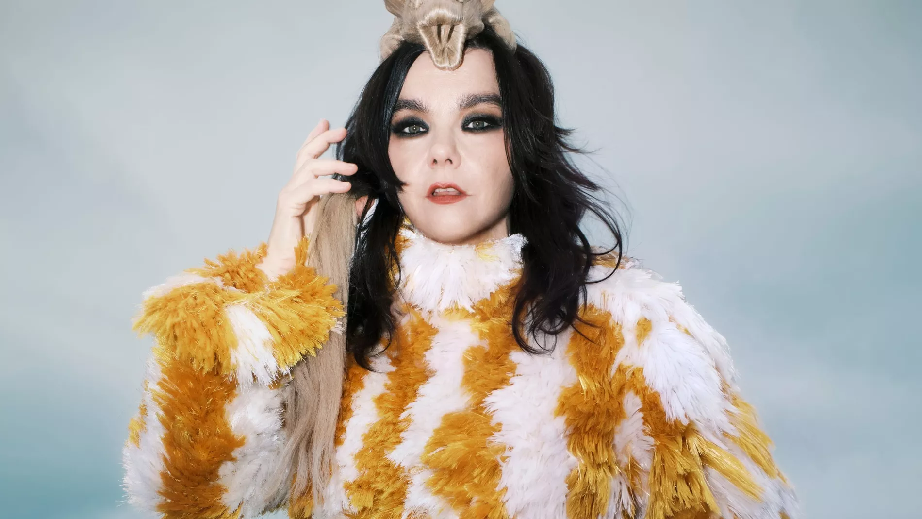 Björk in Bottega Veneta for Echolalia opening