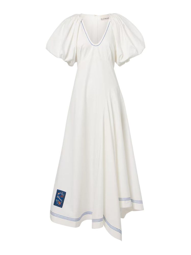 The best white A-line dress - Alemais - On a white background