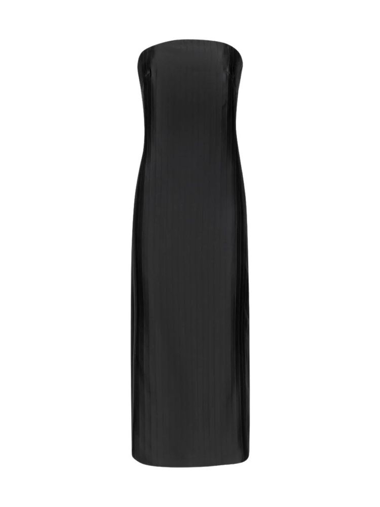 The best black bustier dress - Loulou de saison - On a white background