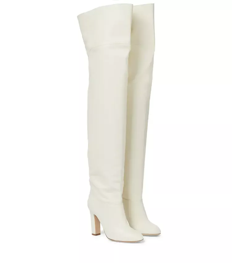 Paris Texas white boots