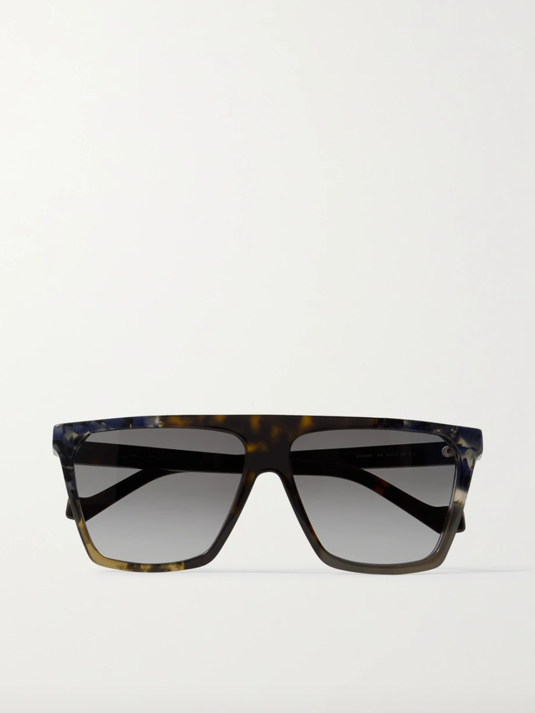 D-frame tortoiseshell aetate sunglasses