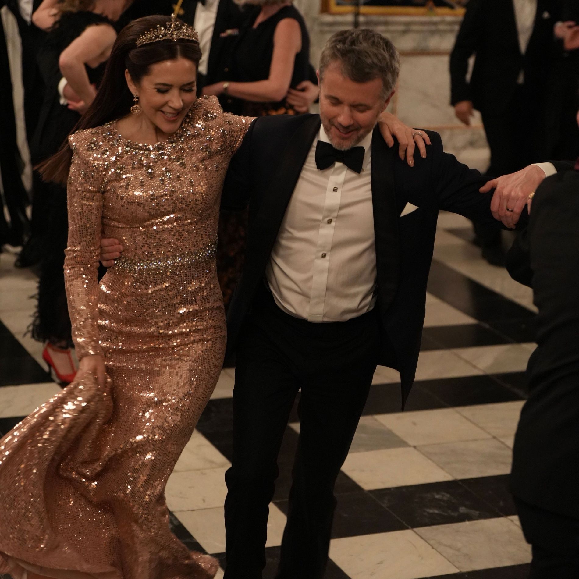 Queen Mary and King Frederik of Denmark at the Arts and Culture Ball