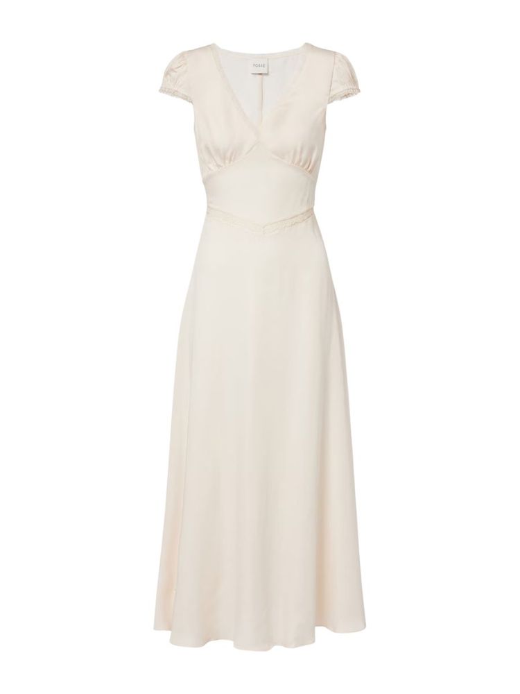 The best midi lace-trimmed dress - Posse - On a white background