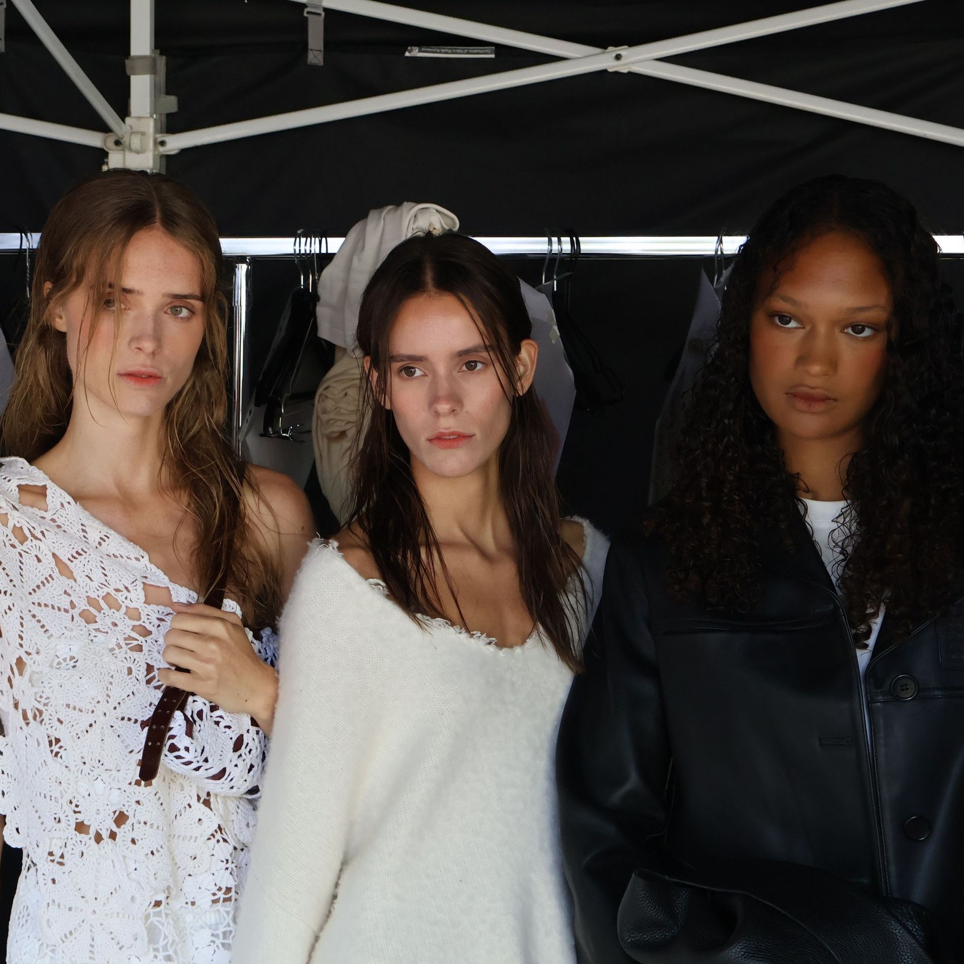 Models backstage at Studio Constance SS27 show