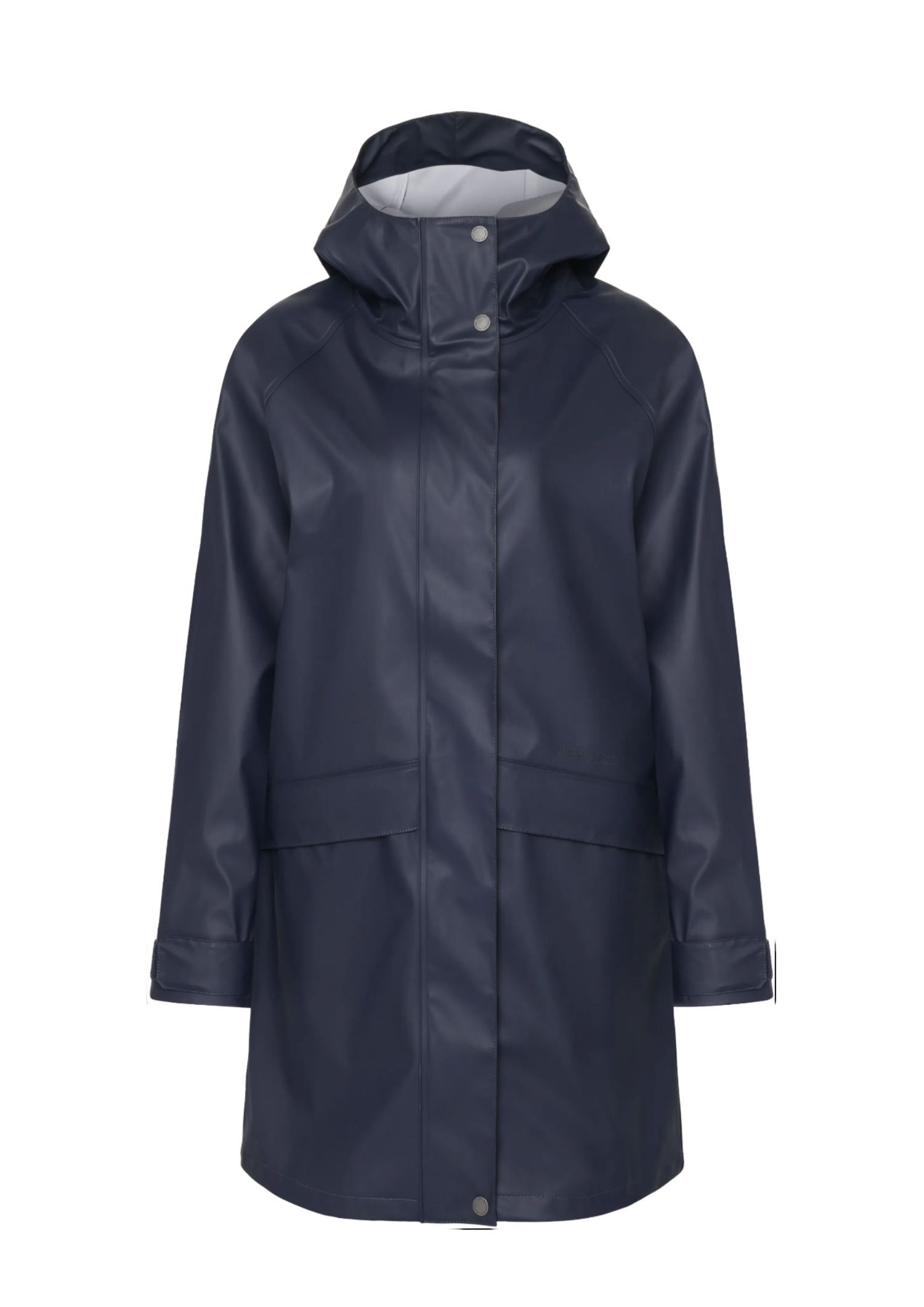 Navy rain parka