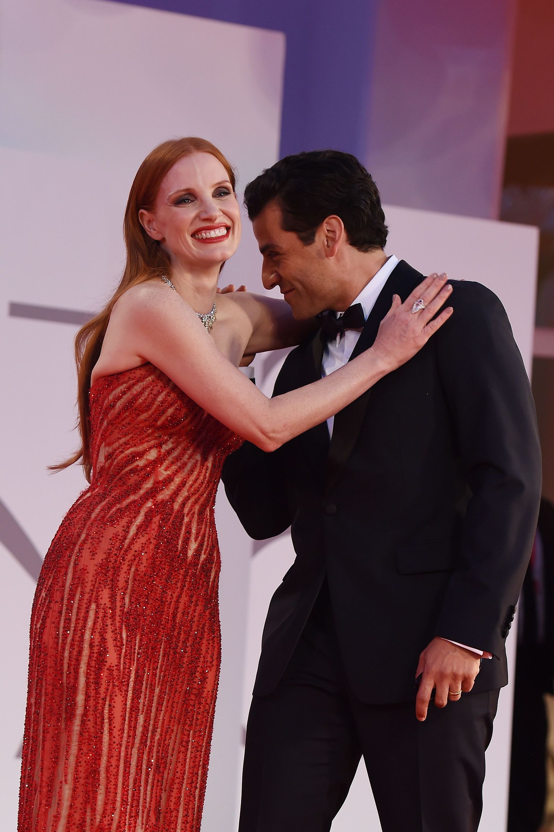 Jessica Chastain and Oscar Isaac Venice Film Festival