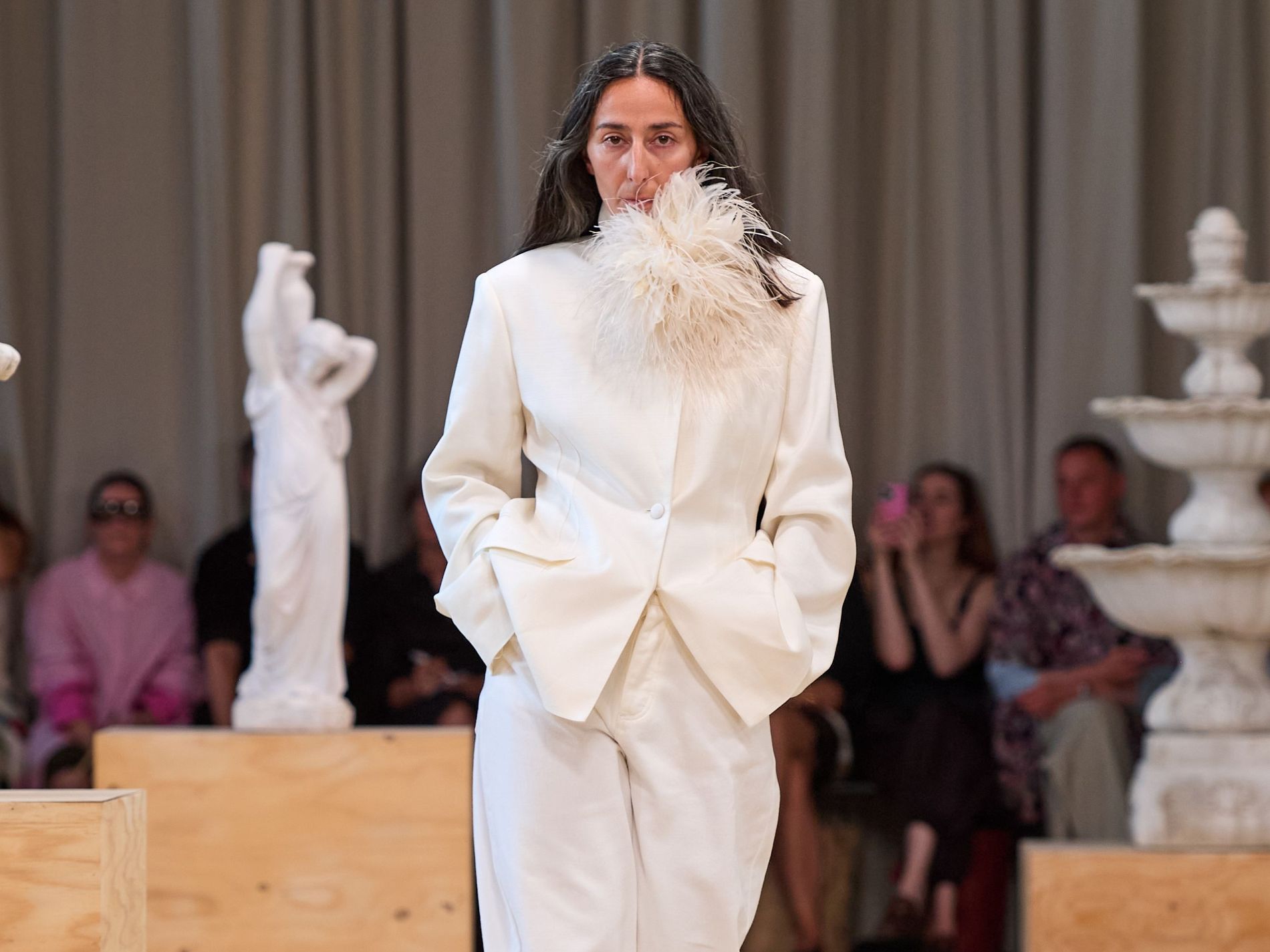 Model walks Herskind runway show at CPHFW SS27