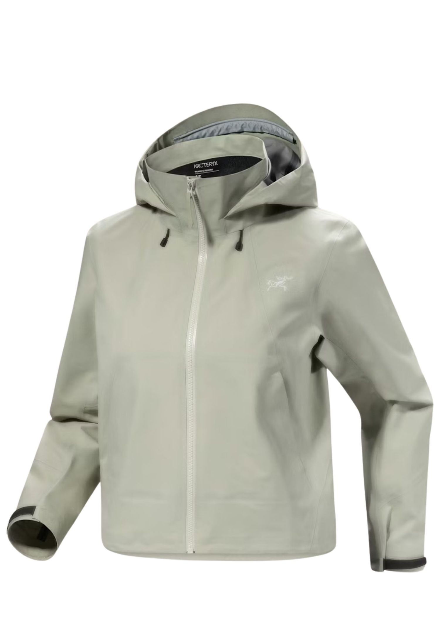Light green gore-tex jacket for heavy rain
