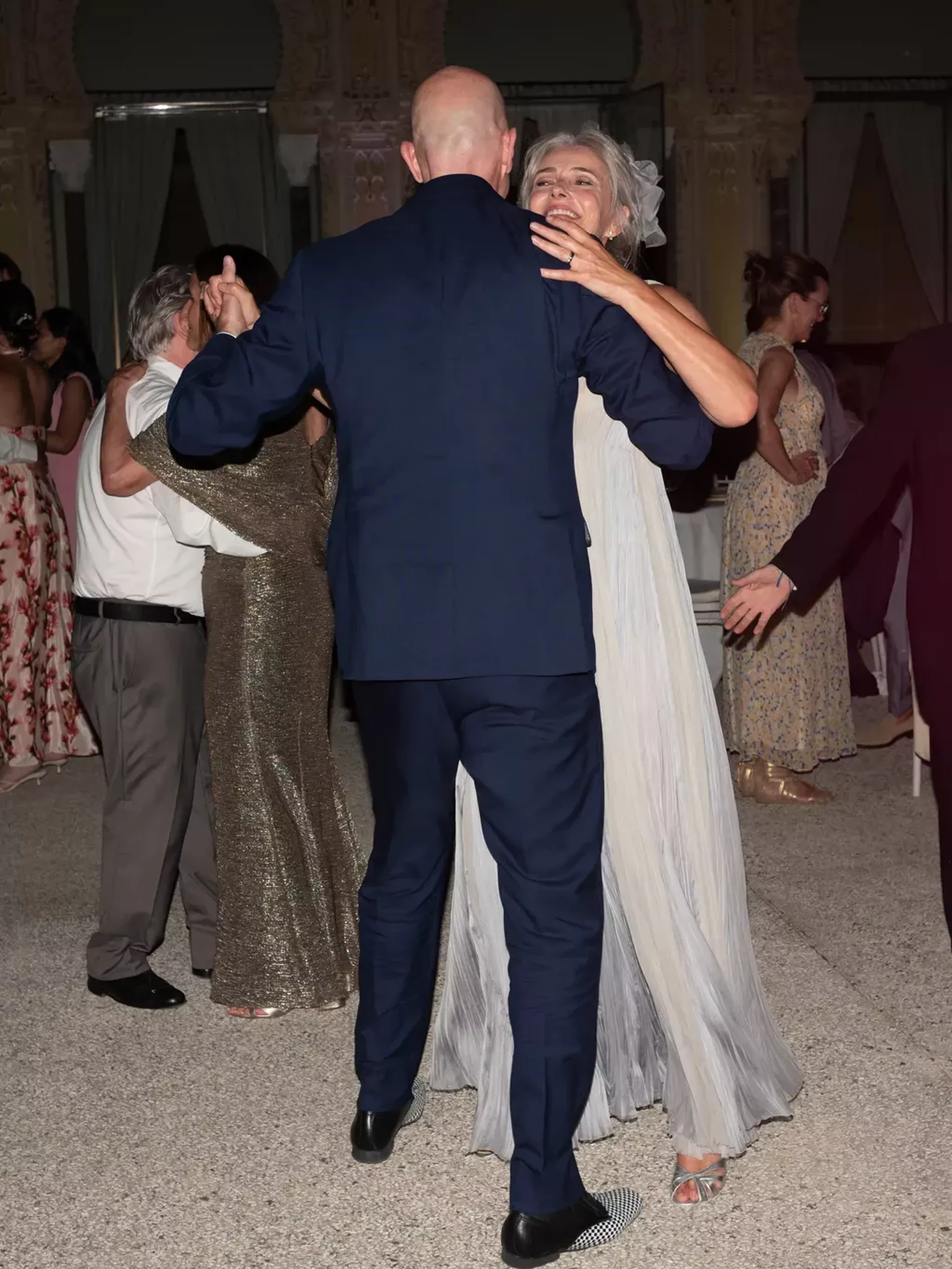 Paulina Porizkova Lakeside Italian Wedding to Jeff Greenstein
