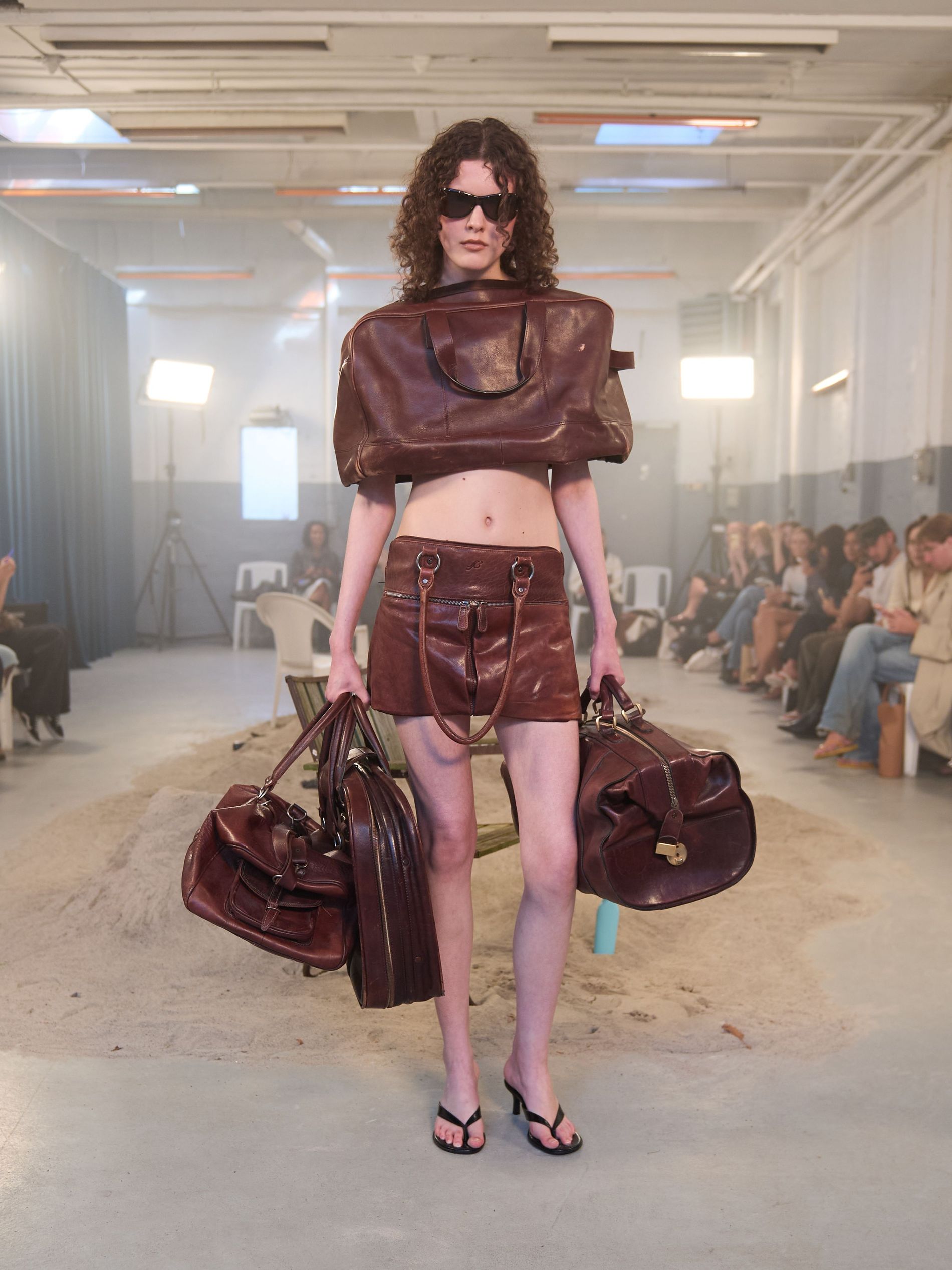 Model walks the Sson SS27 show