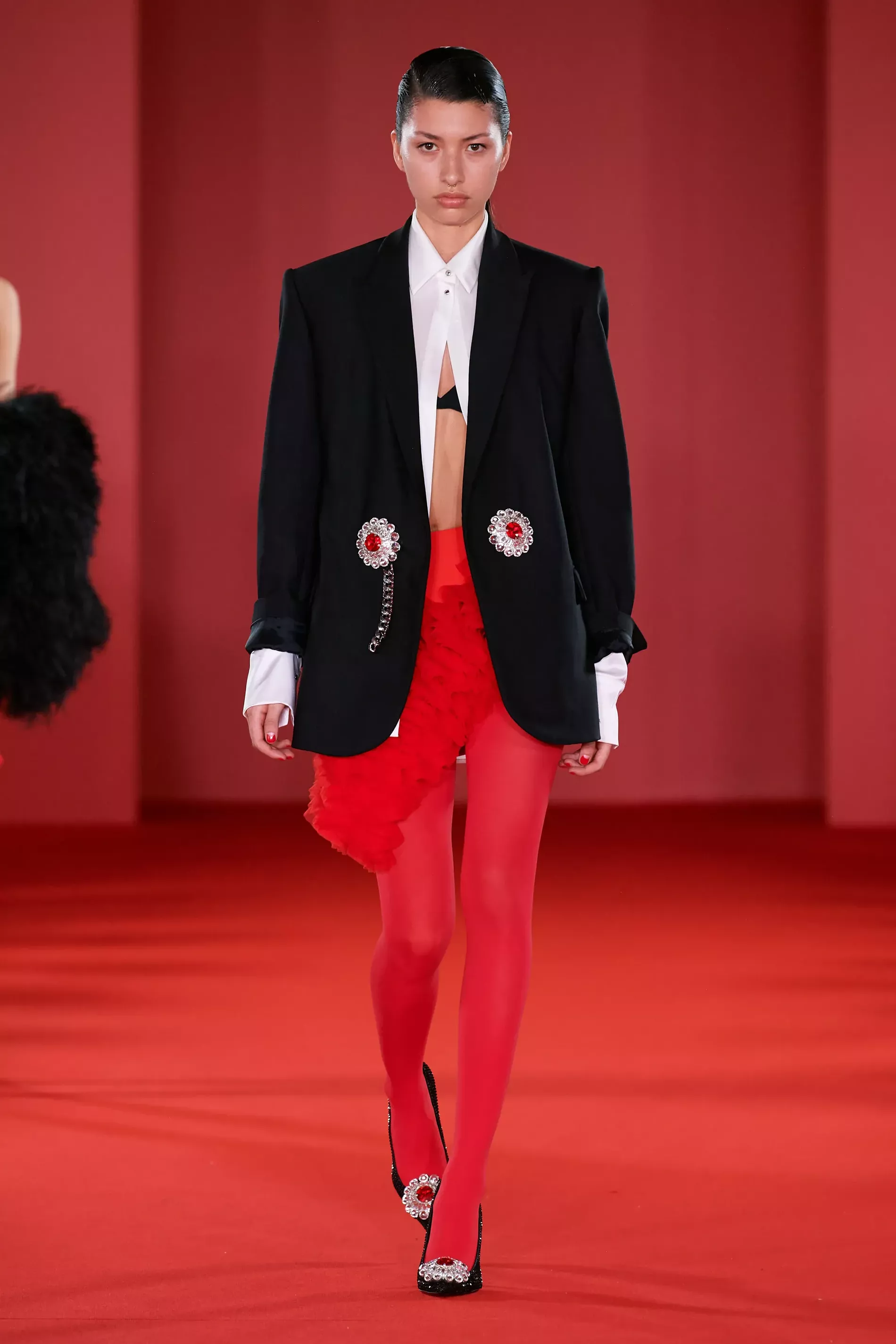 Stockings are red hot off the runway this season - Vogue Scandinavia