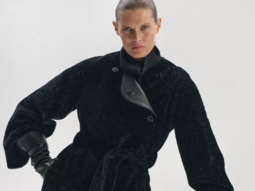 BY MALENE BIRGER フェイクファーブルゾン K-2061 BY MALENE BIRGER フェイクファーブルゾン K-2061