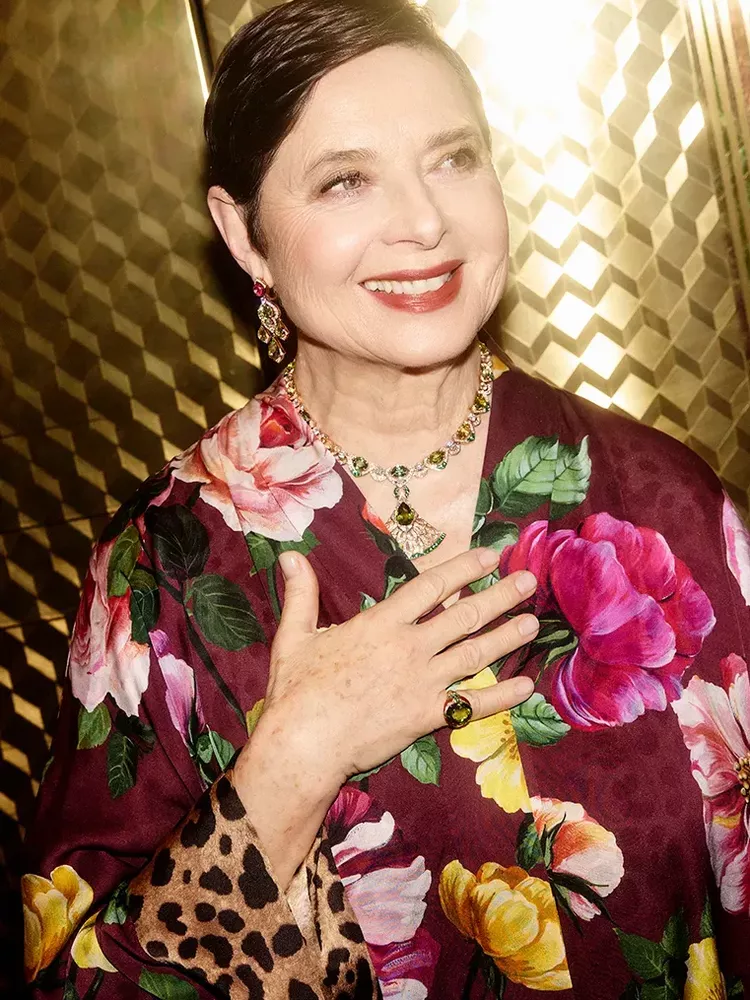 Isabella Rossellini getting ready for the BAFTAs.webp