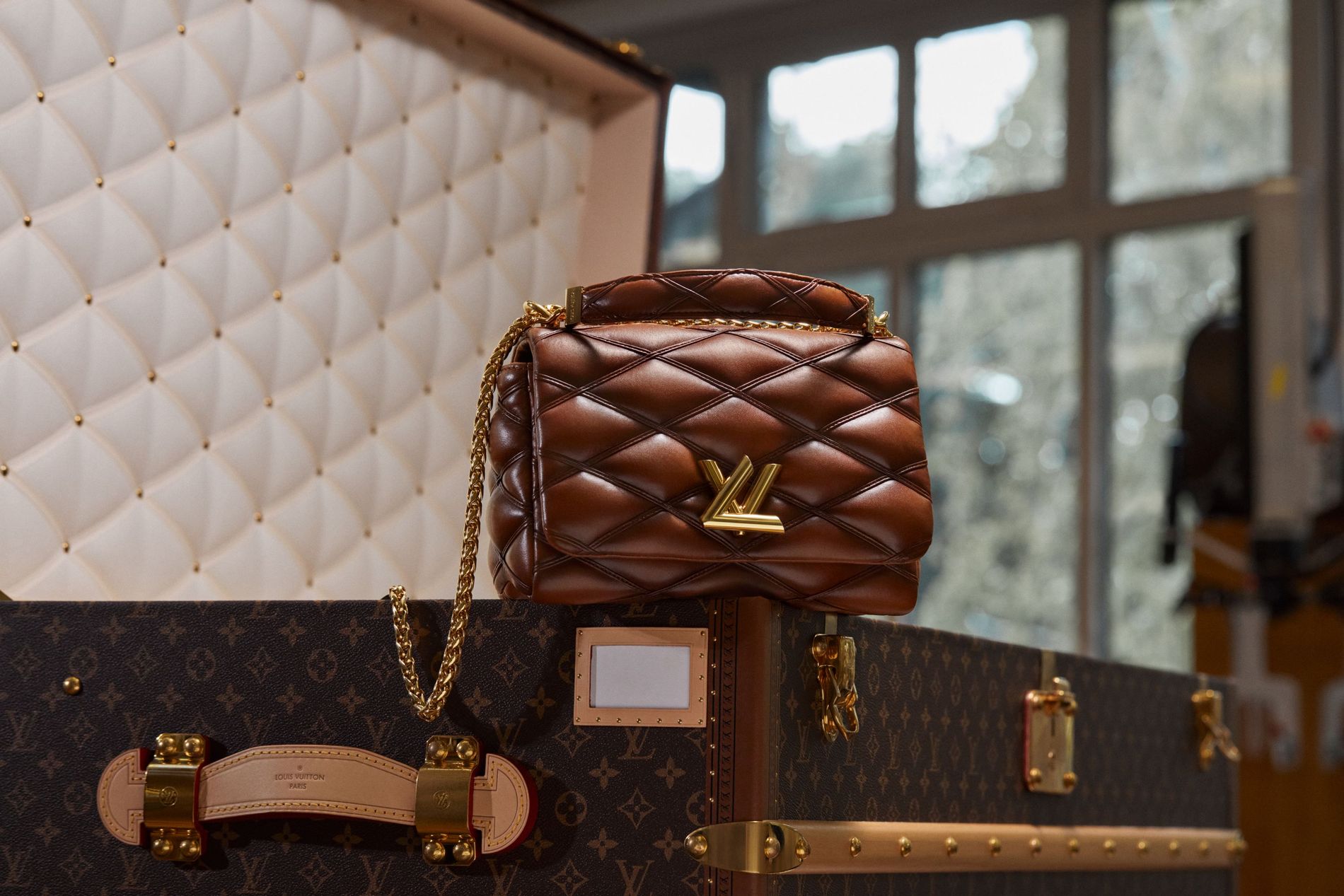 Louis Vuitton's famous GO-14 handbag returns with a new, trunk