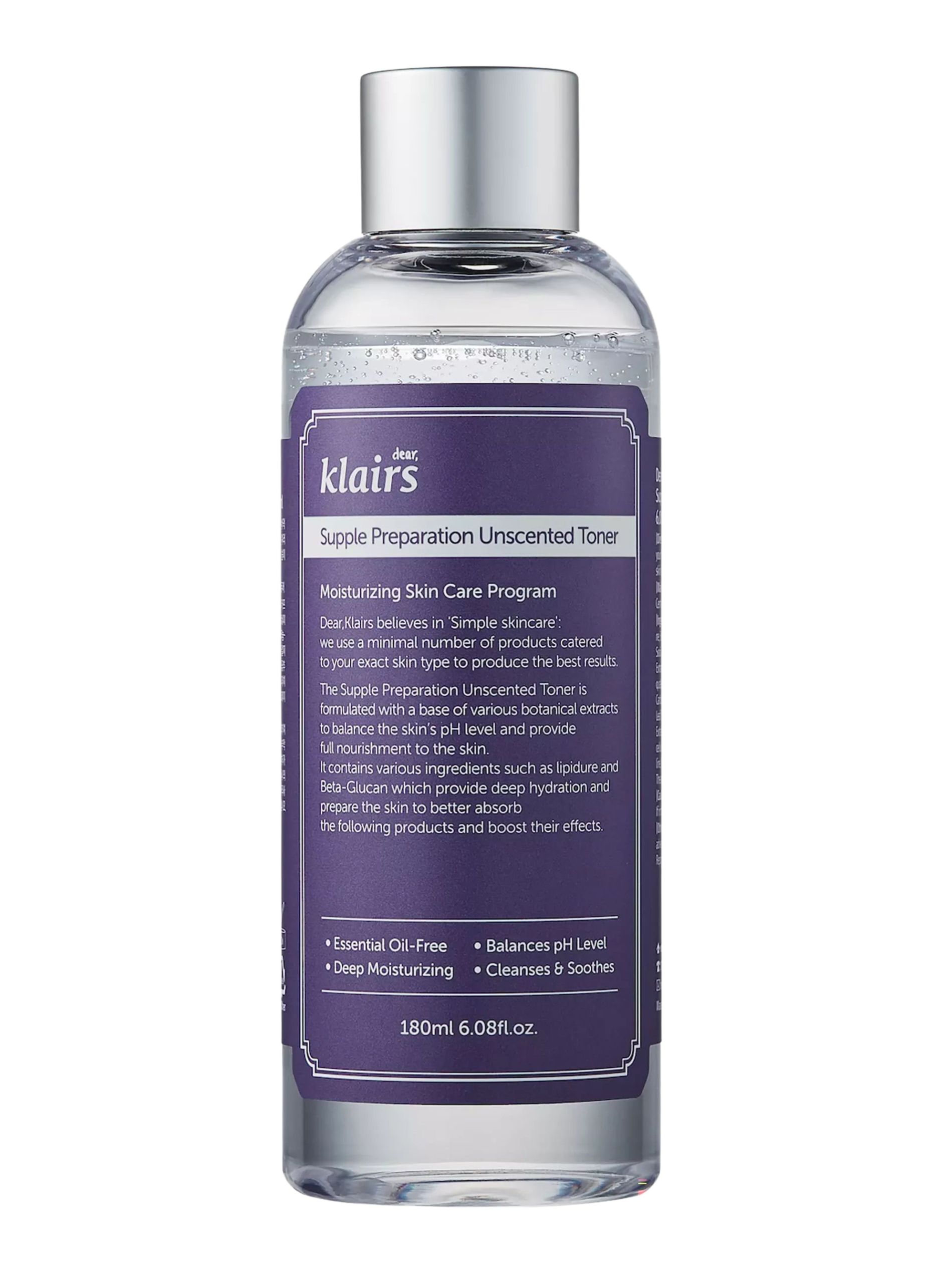 Supplement preparation unscented toner 180