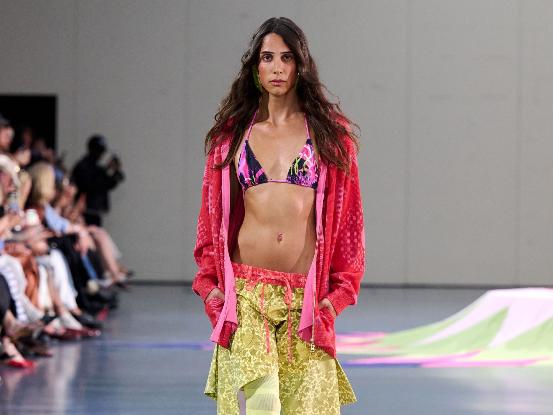 Model walking Paolina Russo spring/summer 2027 runway