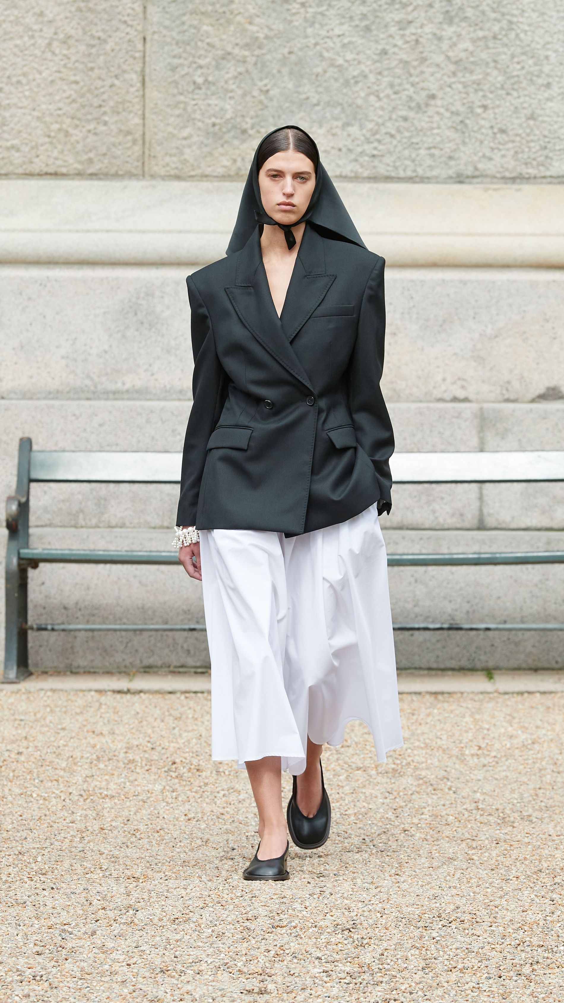 【MARK KENLY DOMINO TAN】2Way Blouse Mark Kenly Domino Tan Blouse shirt | LODENFREY