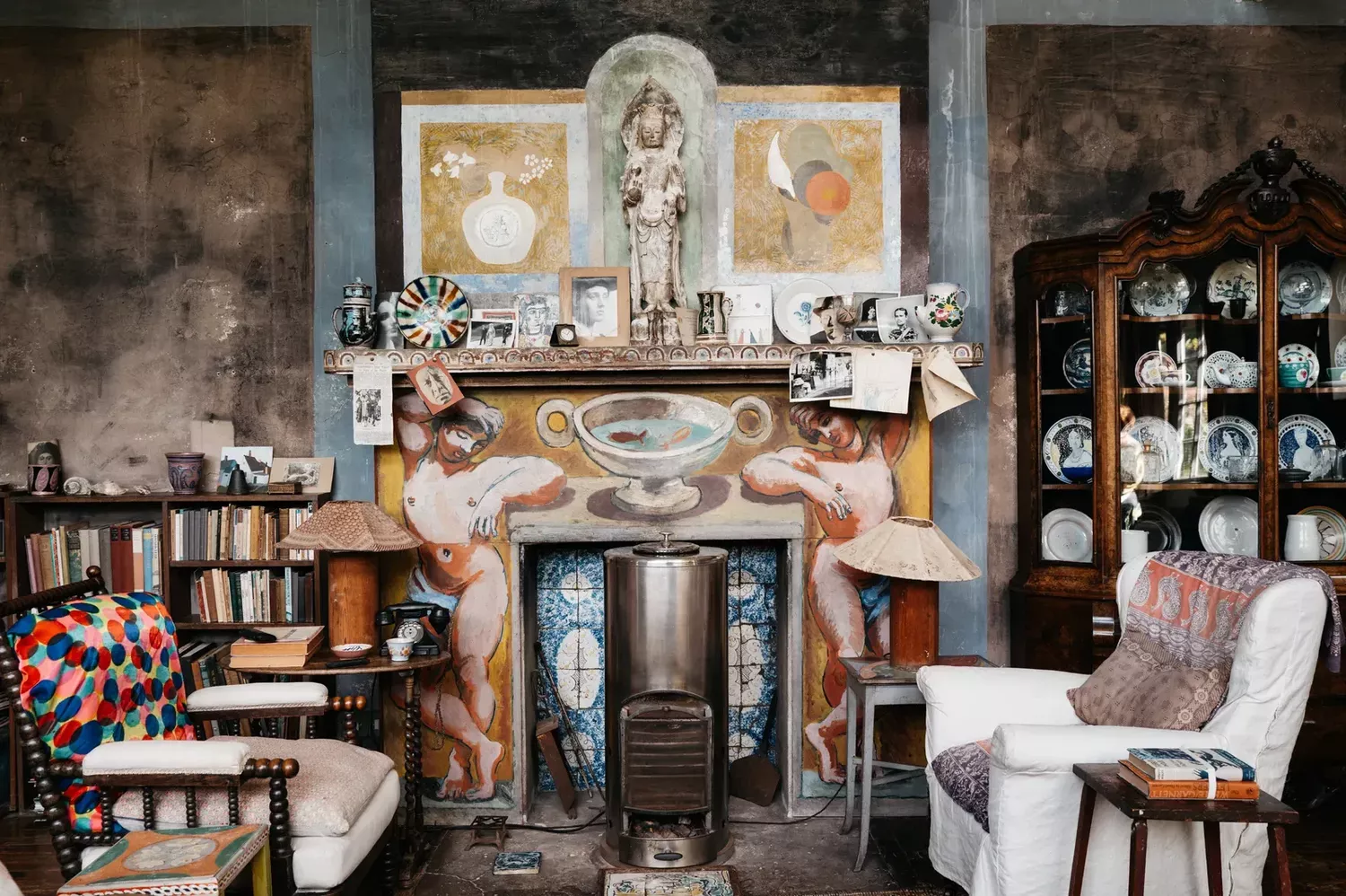 The studio at Charleston Farmhouse.