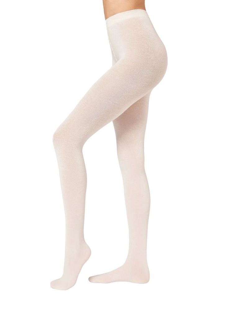 The best white tights by Calzedonia on a white background