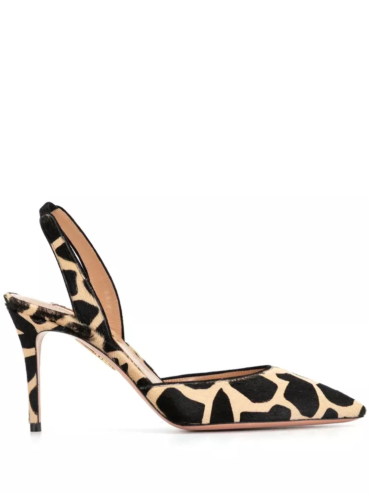 Giraffe slingbacks Aquazurra