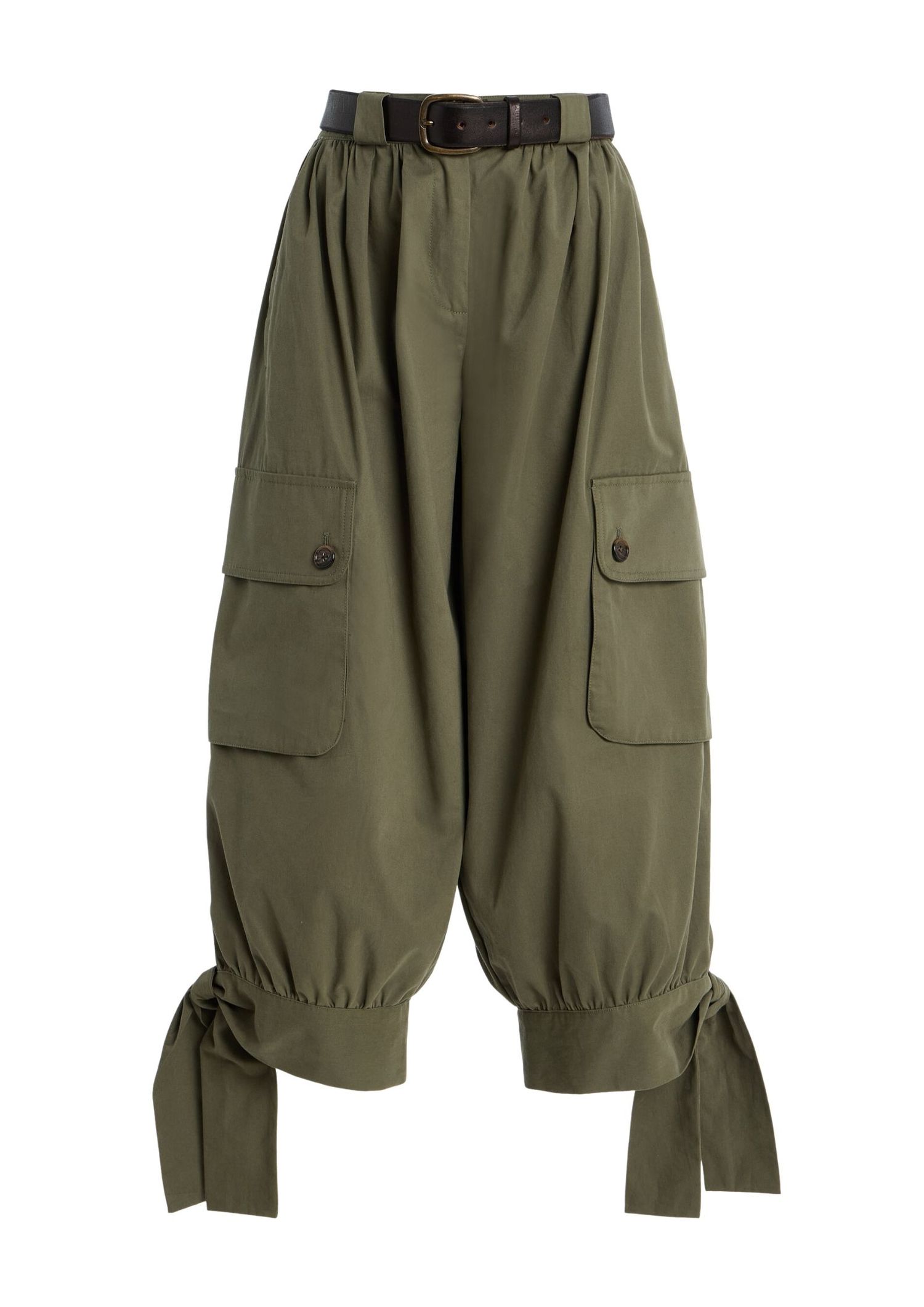 The best cargo capri pants - Sea - On a white background