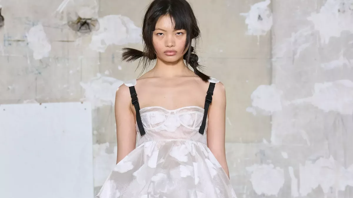 See all the looks from Cecilie Bahnsen's SS25 runway show at Paris