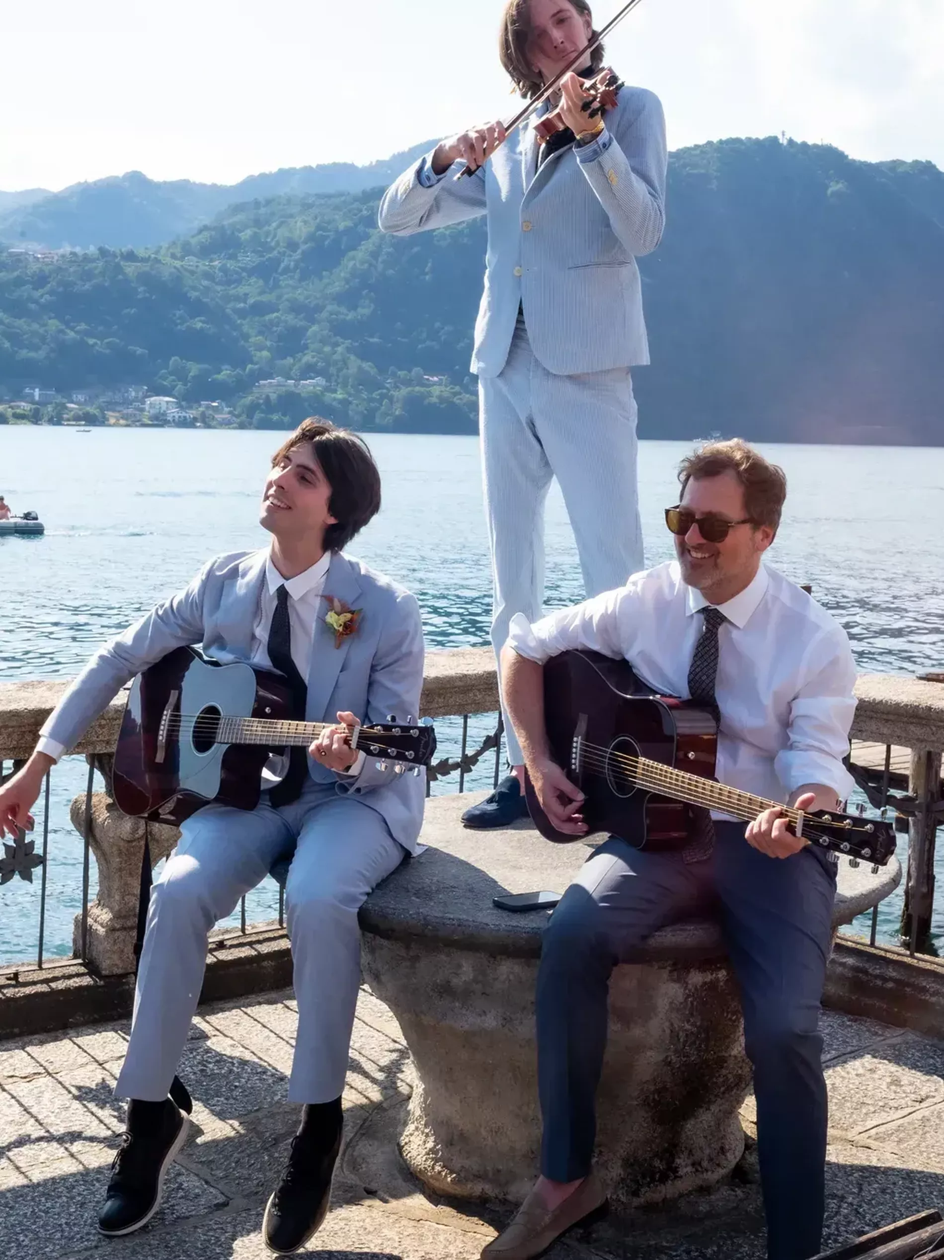 Paulina Porizkova Lakeside Italian Wedding to Jeff Greenstein