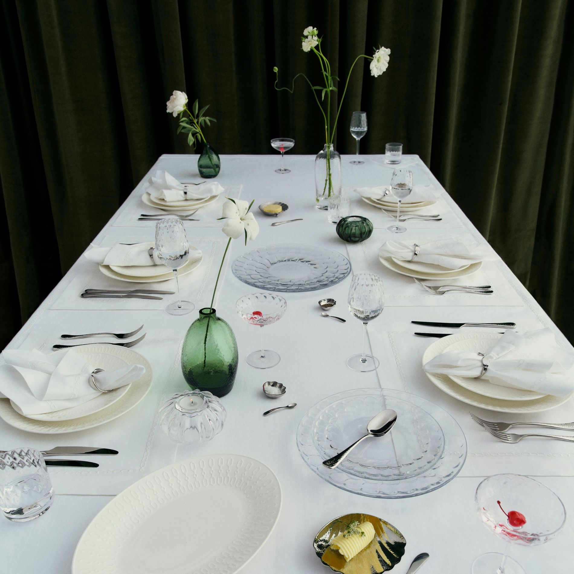 A tablescape featuring the Westwing and Victoria Beckham collection