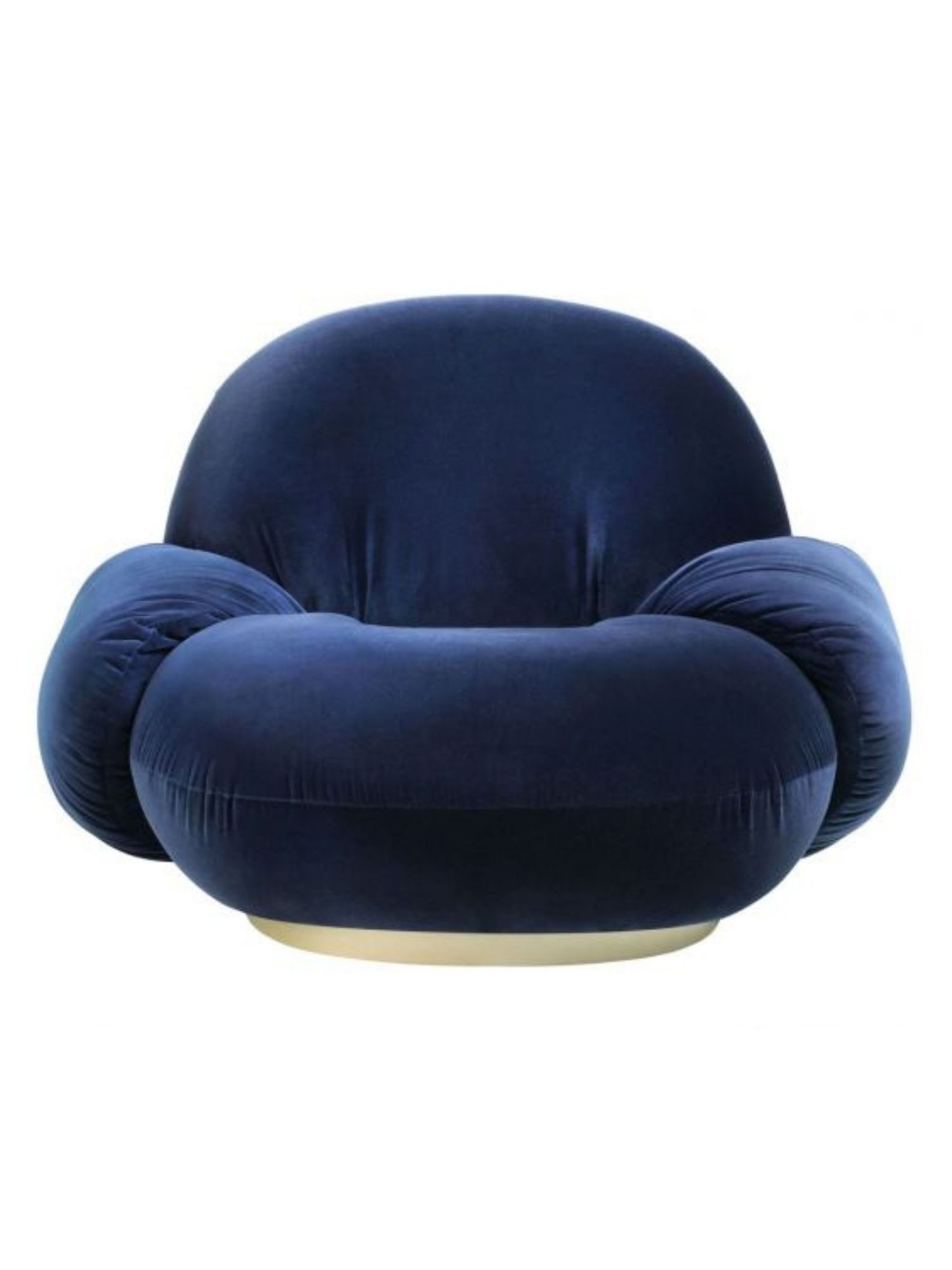 Gubi Pacha Lounge Chair with Armrest