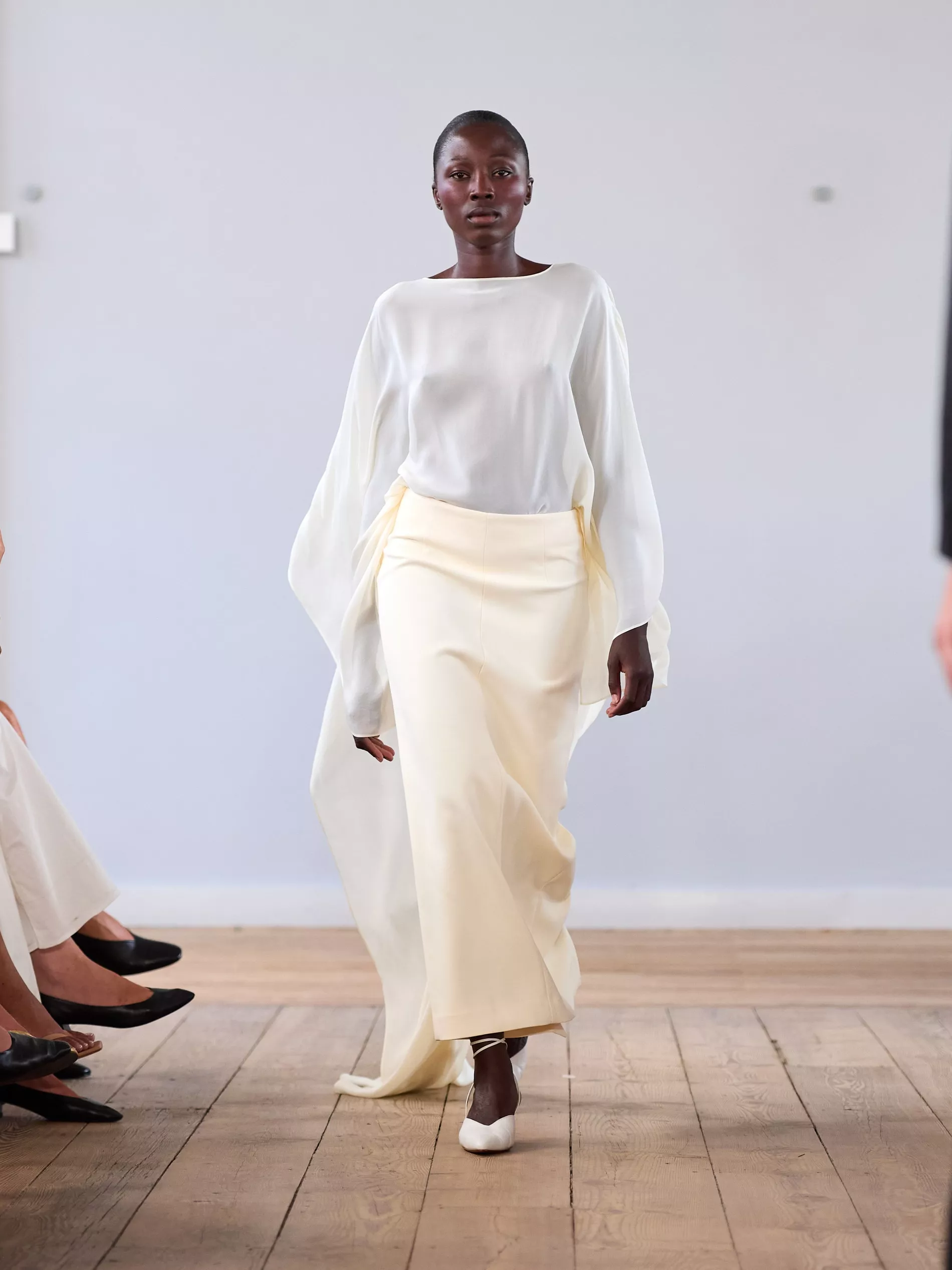 Model walks Almada Label AW26 - Copenhagen Fashion Week 