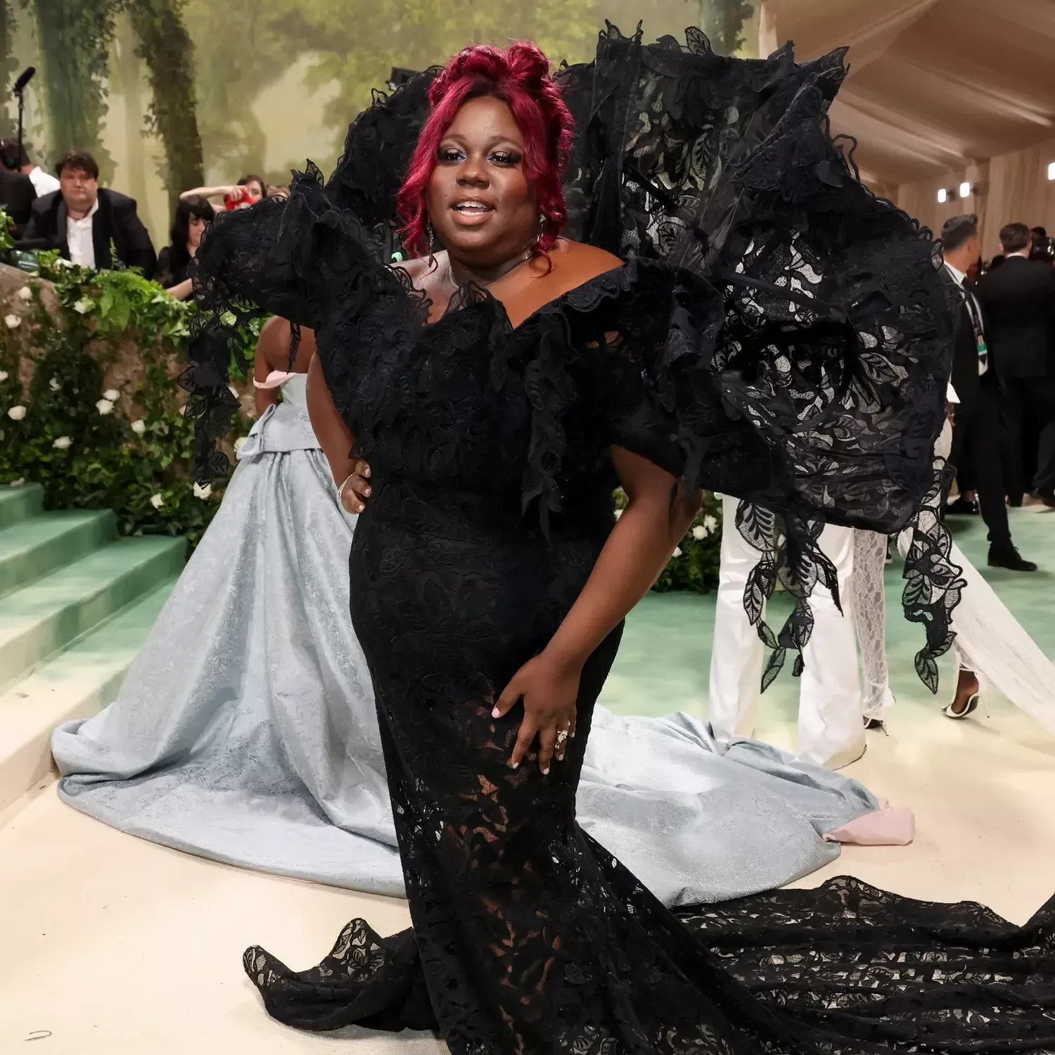 Alex Newell in Christian Siriano