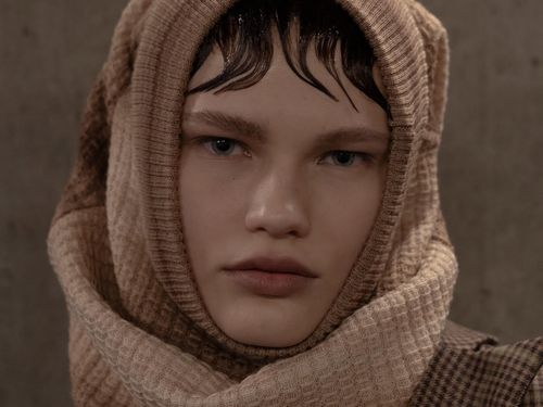 Henrik Vibskov's fall/winter 2026 show saw frog-leg fringes and