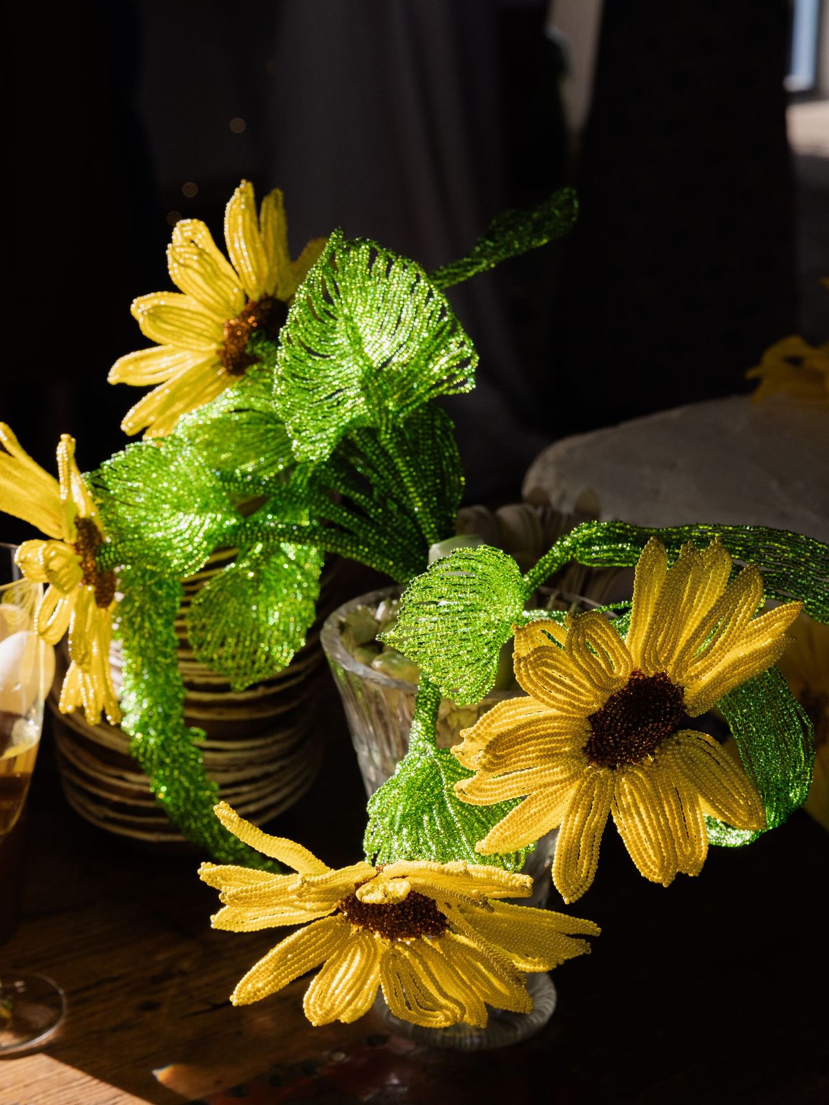 Pura Utz's Rebecca Francker wed in Rørvig with sunflowers, an old