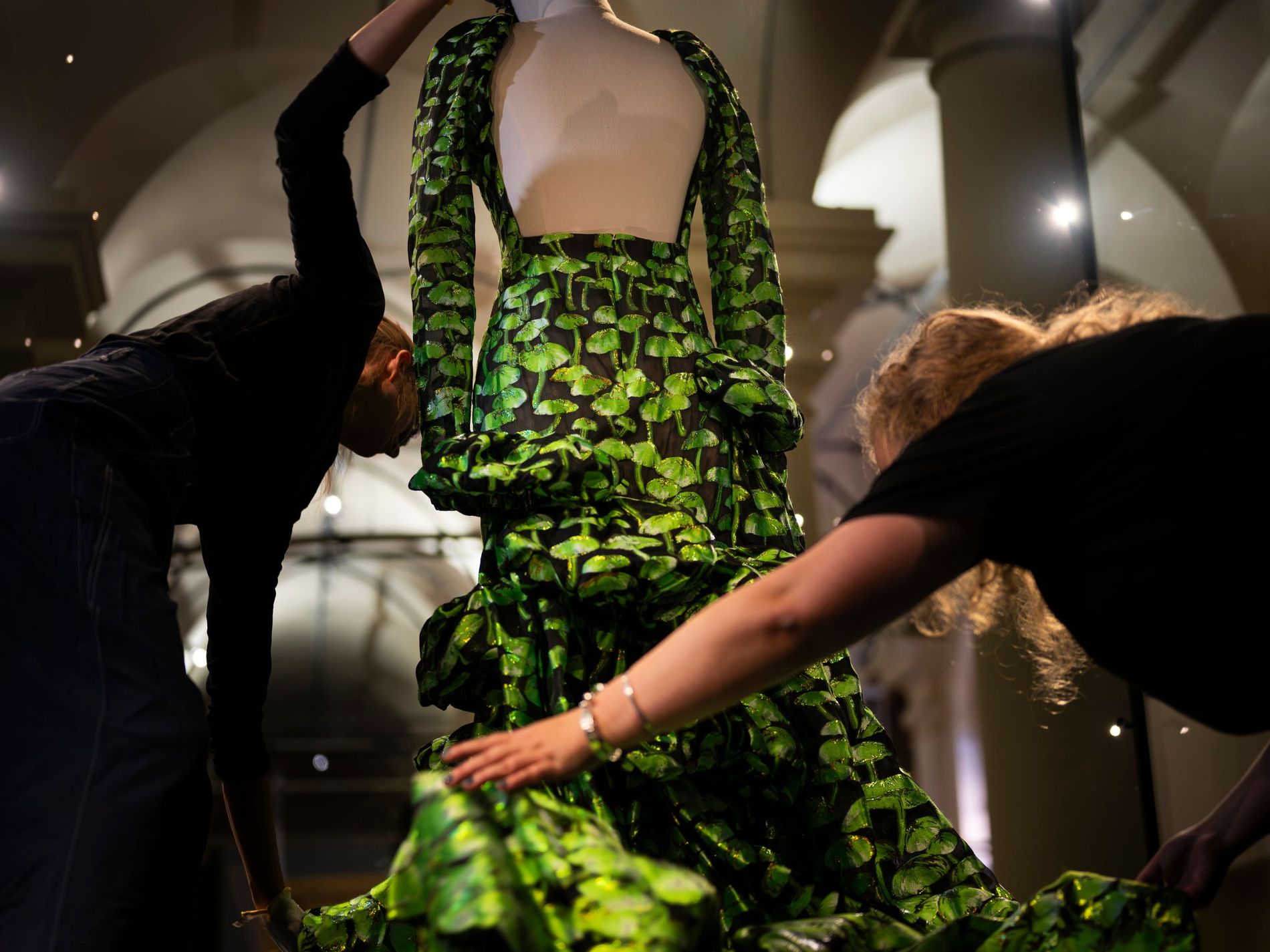 Daniel Del Core walks us through his Björk-approved mushroom dress, on view  at the Nobel Prize Museum - Vogue Scandinavia