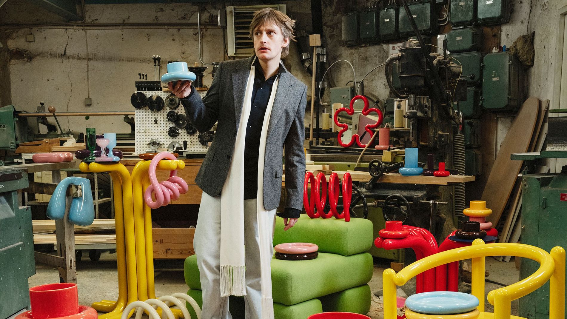 Gustaf Westman shot for the cover of Vogue Scandinavia Living