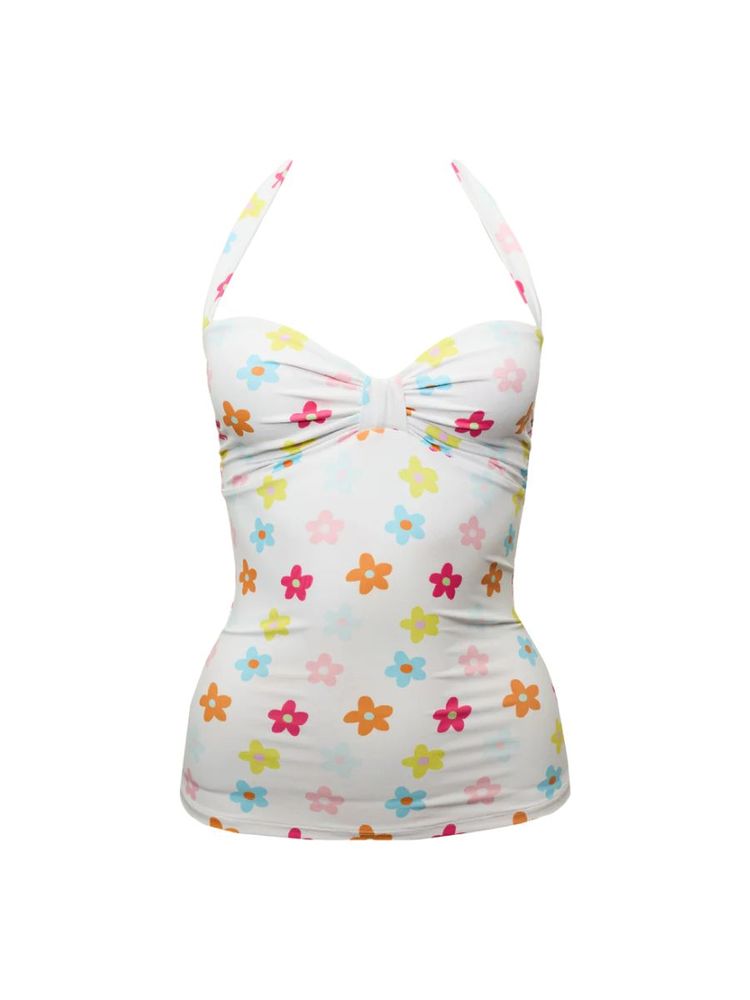 The best floral tankini - Astrielle - On a white background