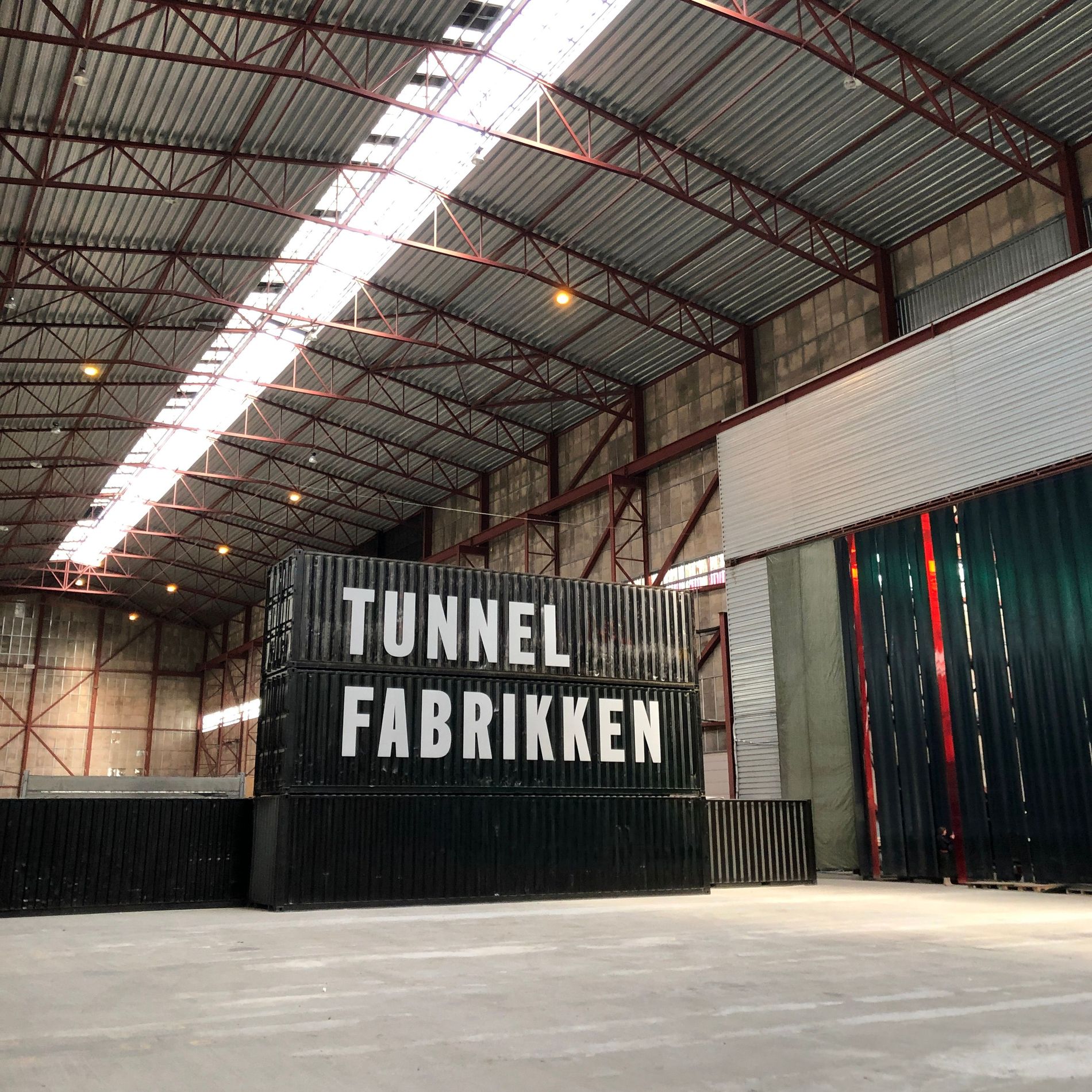 Tunnelfabrikken in Nordhavn - The location of Rotate's SS22 show