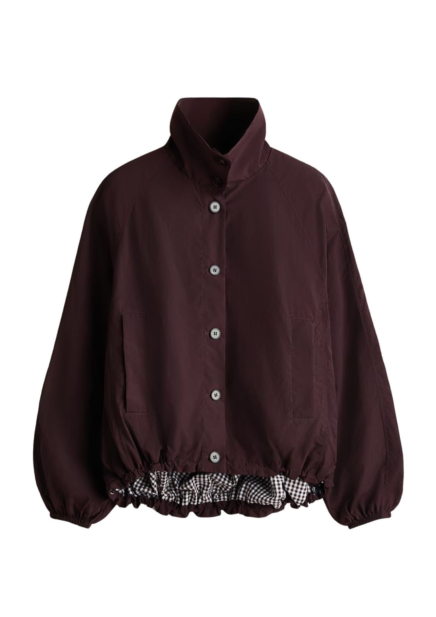 The best windbreaker jacket by H&M on a white background