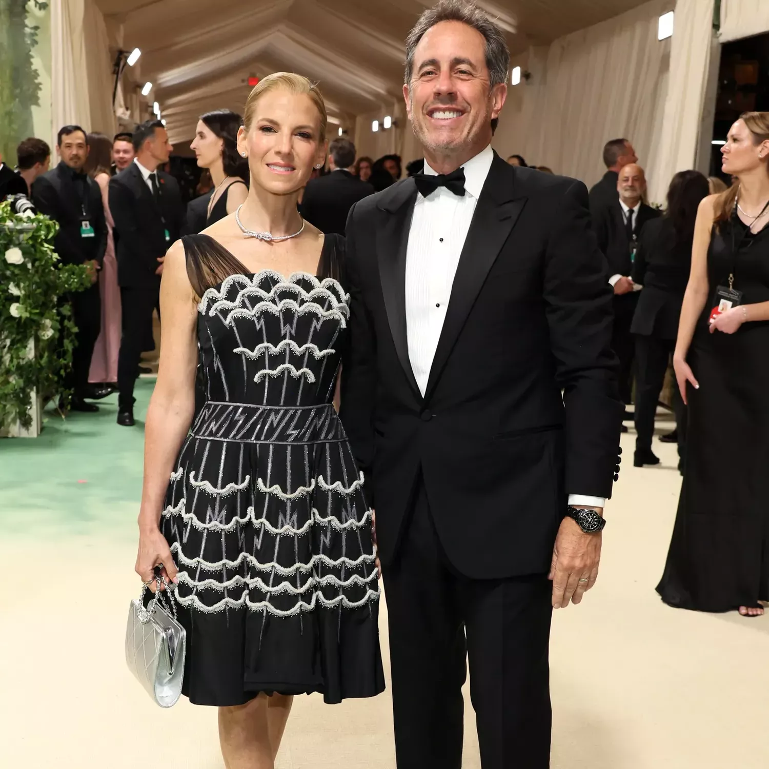 Jessica Seinfeld and Jerry Seinfeld in Chanel